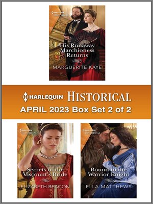 cover image of Harlequin Historical April 2023--Box Set 2 of 2